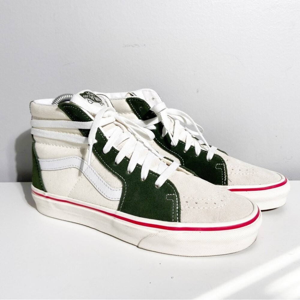 Vans Sk8-Hi Retro Sport - Marshmallow Kombu Green Size 7.5